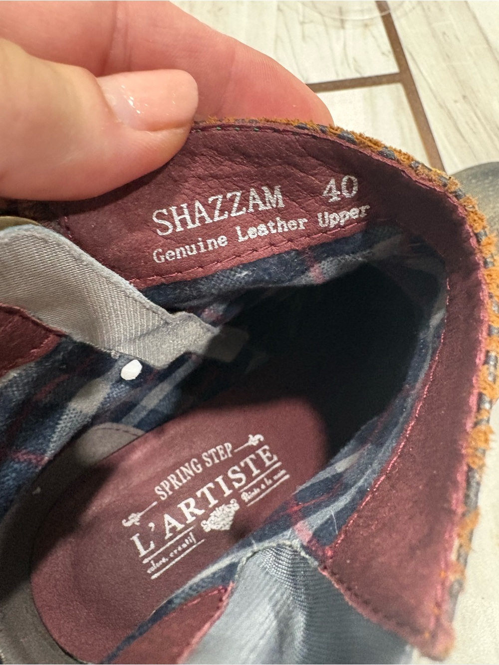 L’Artiste Spring Step Shazzam Hand Painted Leather Ankle Booties Size 40 US 9 - Picture 7 of 12